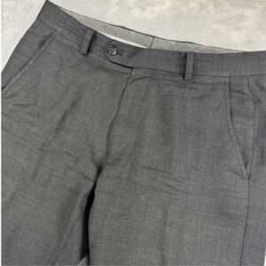 TODD SNYDER Sutton Fit Dress Pants Men 30x32 (33x32)Tollegno Italian Wool Canada